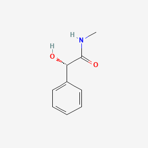(S)-2-Hydroxy-N-methyl-2-phenylacetamide chemical structure (CAS 65645-88-7)