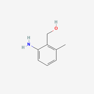 (2-Amino-6-methylphenyl)methanol chemical structure (CAS 65658-16-4)