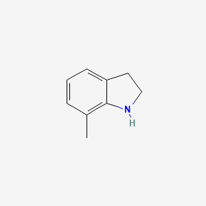 7-Methylindoline chemical structure (CAS 65673-86-1)