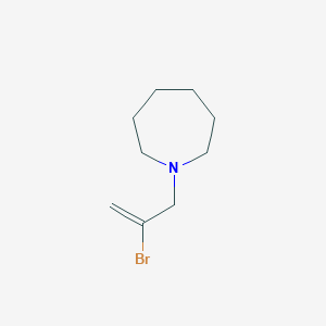 1-(2-Bromoallyl)azepane chemical structure (CAS 656797-88-5)