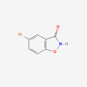 5-Bromobenzo[d]isoxazol-3(2H)-one chemical structure (CAS 65685-50-9)