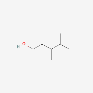 3,4-Dimethyl-1-pentanol chemical structure (CAS 6570-87-2)