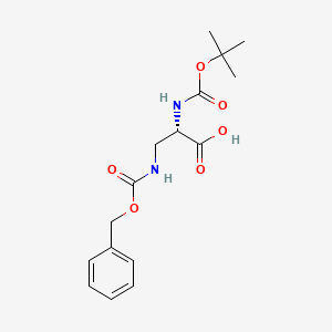 Boc-Dap(Z)-OH chemical structure (CAS 65710-57-8)