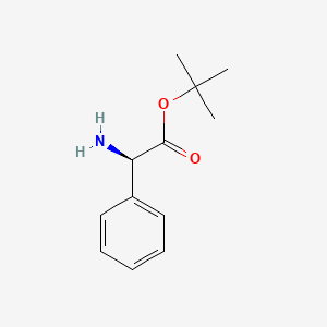 H-D-Phg-OtBu chemical structure (CAS 65715-93-7)
