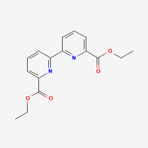 Diethyl [2,2'-bipyridine]-6,6'-dicarboxylate chemical structure (CAS 65739-40-4)