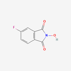 5-Fluoro-2-hydroxyisoindoline-1,3-dione chemical structure (CAS 657394-31-5)