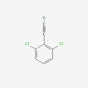 1,3-Dichloro-2-ethynylbenzene chemical structure (CAS 6575-25-3)