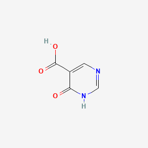 6-Oxo-1,6-dihydropyrimidine-5-carboxylic acid chemical structure (CAS 65754-04-3)