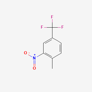 1-Methyl-2-nitro-4-(trifluoromethyl)benzene chemical structure (CAS 65754-26-9)