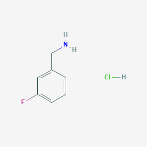 (3-Fluorophenyl)methanamine hydrochloride chemical structure (CAS 658-25-3)