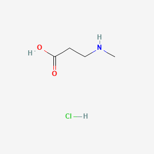 3-(Methylamino)propanoic acid hydrochloride chemical structure (CAS 65845-56-9)