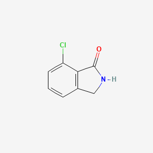 7-Chloroisoindolin-1-one chemical structure (CAS 658683-16-0)