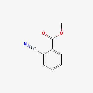 Methyl 2-cyanobenzoate chemical structure (CAS 6587-24-2)