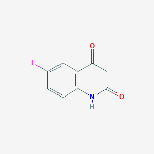 6-Iodoquinoline-2,4(1H,3H)-dione chemical structure (CAS 658709-62-7)