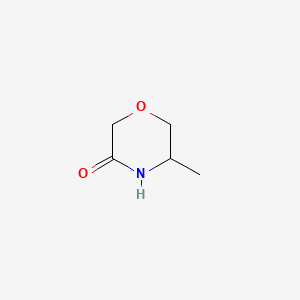 5-Methylmorpholin-3-one chemical structure (CAS 65922-85-2)