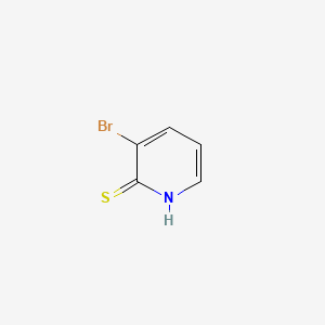 3-Bromopyridine-2(1H)-thione chemical structure (CAS 65938-86-5)