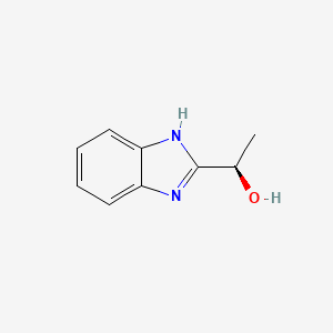 (R)-1-(1H-Benzo[d]imidazol-2-yl)ethanol chemical structure (CAS 659724-77-3)