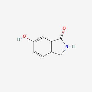 6-Hydroxyisoindolin-1-one chemical structure (CAS 659737-57-2)