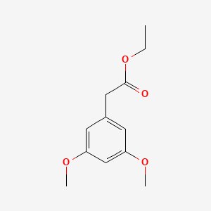 Ethyl 2-(3,5-dimethoxyphenyl)acetate chemical structure (CAS 65976-77-4)