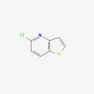 5-Chlorothieno[3,2-b]pyridine chemical structure (CAS 65977-55-1)