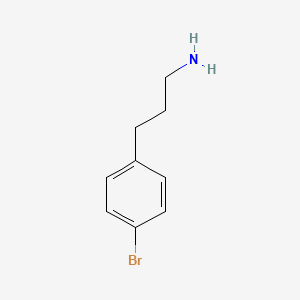 3-(4-Bromophenyl)propan-1-amine chemical structure (CAS 65984-53-4)