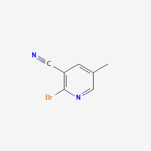 2-Bromo-5-methylnicotinonitrile chemical structure (CAS 65996-18-1)