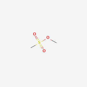 Methyl methanesulfonate chemical structure (CAS 66-27-3)