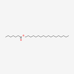 Octadecyl heptanoate chemical structure (CAS 66009-41-4)