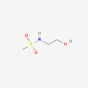 N-(2-Hydroxyethyl)methanesulfonamide chemical structure (CAS 6601-38-3)