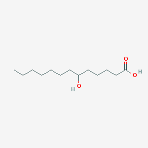 6-Hydroxytridecanoic acid chemical structure (CAS 66022-16-0)