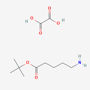 tert-Butyl 5-aminopentanoate oxalate(1:x) chemical structure (CAS 660413-26-3)