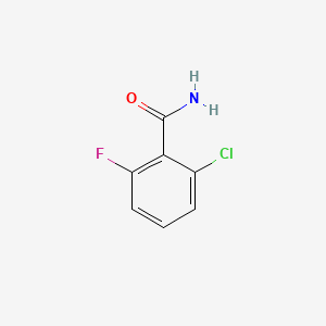 2-Chloro-6-fluorobenzamide chemical structure (CAS 66073-54-9)