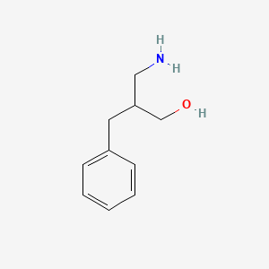 3-Amino-2-benzylpropan-1-ol chemical structure (CAS 66102-69-0)