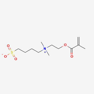 4-((2-(Methacryloyloxy)ethyl)dimethylammonio)butane-1-sulfonate chemical structure (CAS 6613-65-6)