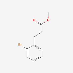 Methyl 3-(2-bromophenyl)propanoate chemical structure (CAS 66191-86-4)