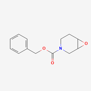 N-Cbz-7-oxa-3-azabicyclo[4.1.0]heptane chemical structure (CAS 66207-08-7)
