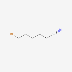 6-Bromohexanenitrile chemical structure (CAS 6621-59-6)