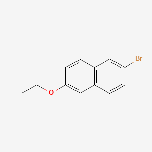 2-Bromo-6-ethoxynaphthalene chemical structure (CAS 66217-19-4)