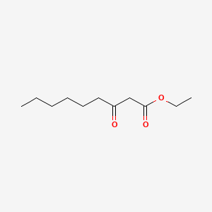Ethyl 3-oxononanoate chemical structure (CAS 6622-36-2)