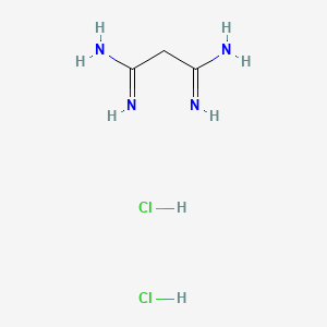 Malonimidamide dihydrochloride chemical structure (CAS 6623-84-3)