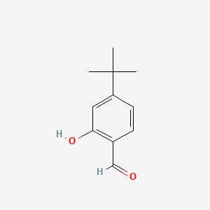 4-(tert-Butyl)-2-hydroxybenzaldehyde chemical structure (CAS 66232-34-6)