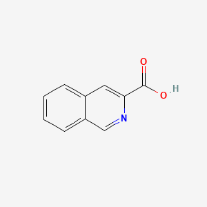 Isoquinoline-3-carboxylic acid chemical structure (CAS 6624-49-3)