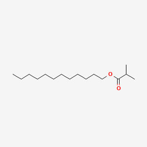 Dodecyl isobutyrate chemical structure (CAS 6624-71-1)