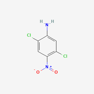 2,5-Dichloro-4-nitroaniline chemical structure (CAS 6627-34-5)