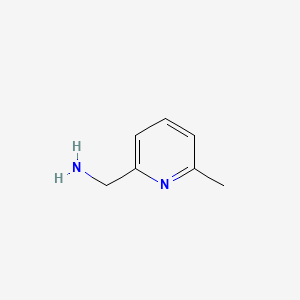 (6-Methylpyridin-2-yl)methanamine chemical structure (CAS 6627-60-7)