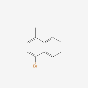 1-Bromo-4-methylnaphthalene chemical structure (CAS 6627-78-7)