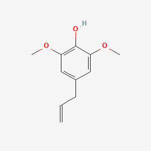 4-Allyl-2,6-dimethoxyphenol chemical structure (CAS 6627-88-9)