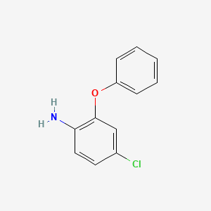 4-Chloro-2-phenoxyaniline chemical structure (CAS 6628-13-3)