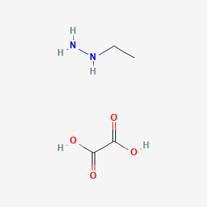 Ethylhydrazine oxalate chemical structure (CAS 6629-60-3)