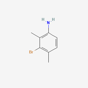 3-Bromo-2,4-dimethylaniline chemical structure (CAS 66314-77-0)